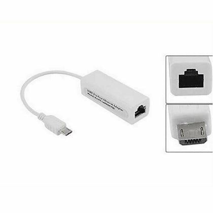 Astrotek Micro USB to RJ45 Ethernet LAN Network Adapter Converter Cable 15cm Astrotek