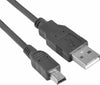 Astrotek USB 2.0 Cable 30cm - Type A Male to Mini B 5 pins Male Black Colour RoHS Astrotek