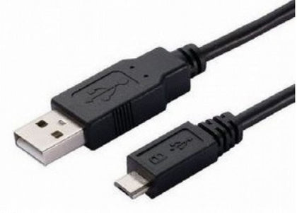 Astrotek USB to Micro USB Cable 3m - Type A Male to Micro Type B Male Black Colour RoHS Astrotek