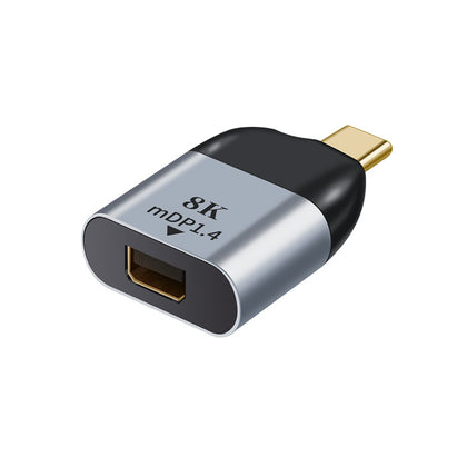 Astrotek USB-C to Mini DP DisplayPort Male to female adapter support 8K@60Hz 4K@60Hz for iPad Pro Macbook Air Samsung Galaxy MS Surface Dell XPS Astrotek