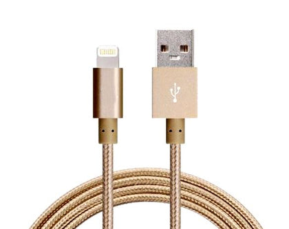 Astrotek 1m USB Lightning Data Sync Charger Gold Color Cable for iPhone 7S 7 Plus 6S 6 Plus 5 5S iPad Air Mini iPod Astrotek
