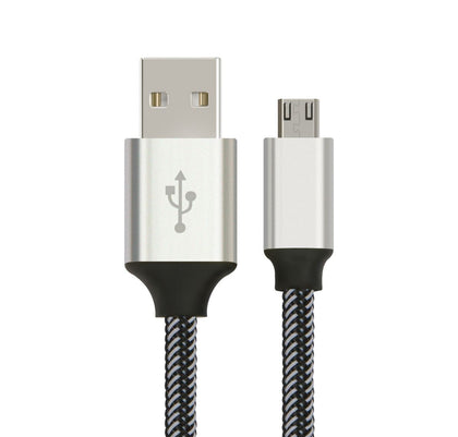 Astrotek 1m Micro USB Data Sync Charger Cable Cord Silver White Color for Samsung HTC Motorola Nokia Kndle Android Phone Tablet & Devices Astrotek