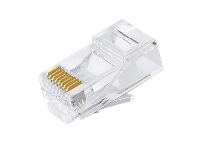 Astrotek CAT6 UTP -RJ45 Connector 8P8C Network Plug 3 Prong Blade 3U'  Gold plating (50pcs/bag) Astrotek