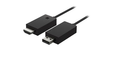 Microsoft Wireless Display Adapter - Miracast connection for business applications, presentations, games, projector, monitors, TV. Retail Black Microsoft