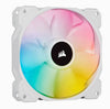 Corsair White SP120 RGB ELITE, 120mm RGB LED PWM Fan with AirGuide, Single Pack Corsair