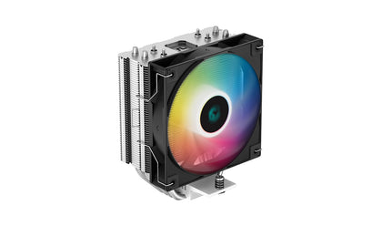 DeepCool AG400 ARGB Single Tower CPU Cooler, TDP 220W, 120mm Static ARGB Fan, Direct-Touch Copper Heat Pipes, Intel LGA1700/AMD AM5 Support DEEPCOOL