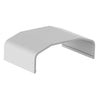 Brateck Plastic Cable Cover Joint  Material:ABS Dimensions 64x21.5x40mm - White Brateck