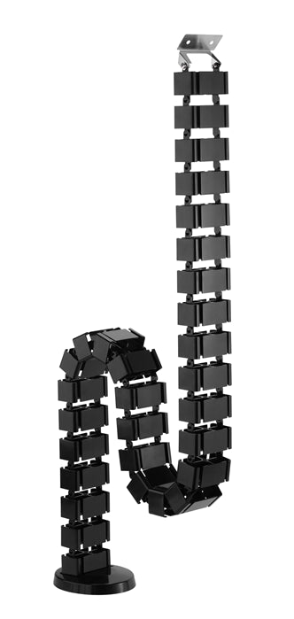 Brateck Quad Entry Vertebrae Cable Management Spine Material.Steel,ABS Dimensions 1300x67x35mm -- Black Brateck