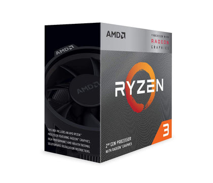 AMD Ryzen 3 4100, 4-Core/8 Threads UNLOCKED, Max Freq 4.00GHz, 6MB Cache Socket AM4 65W, With Wraith Stealth Cooler MPK (AMDCPU) AMD