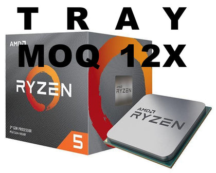 (Clamshell Or Installed On MBs) AMD Ryzen 5 3600 'TRAY', 6 Core AM4 CPU, 3.6GHz 4MB 65W No Fan Clamshell or Ship Install On MB 1YW (AMDCPU) (TRAY-P) AMD-P