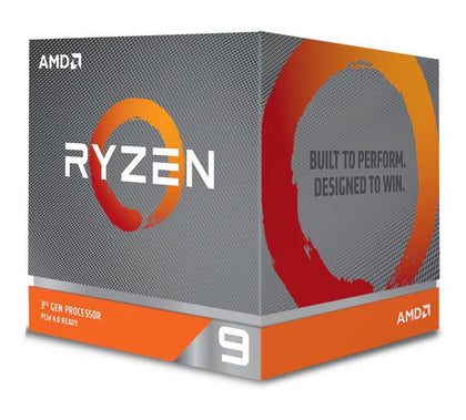 AMD Ryzen 9 3900X, 12 Core AM4 CPU, 3.8GHz 4MB 105W w/Wraith Prism Cooler Fan (AMDCPU)(AMDBOX) AMD-P