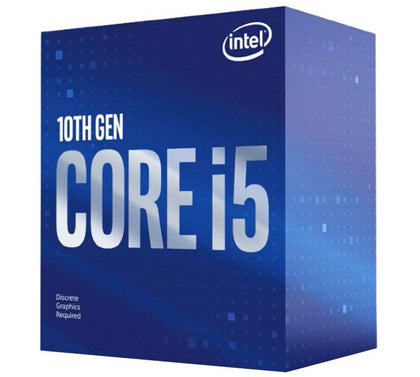 Intel i5-10400F CPU 2.9GHz (4.3GHz Turbo) LGA1200 10th Gen 6-Cores 12-Threads 12MB 65W Graphic Card Required Retail Box 3yrs Intel-P