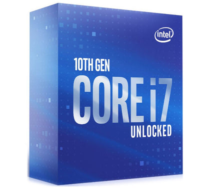 Intel i7-10700K CPU 3.8GHz (5.1GHz Turbo) LGA1200 10th Gen 8-Cores 16-Threads 16MB 95W UHD Graphic 630 Retail Box 3yrs Comet Lake freeshipping - Goodmayes Online