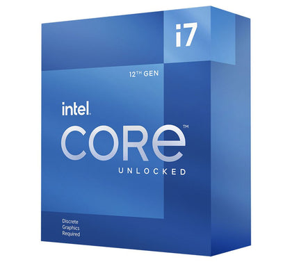 Intel i7-12700K CPU 3.6GHz (5.0GHz Turbo) 12th Gen LGA1700 12-Cores 20-Threads 25MB 125W UHD Graphic 770 Unlocked Retail Box Alder Lake no Fan Intel-P