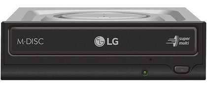 LG GH24NSD1 24x SATA Internal DVD - M-DISC Support Silent Play, Jamless Play, Cyberlink Power 2 Go. OEM Bulk Packaging LG