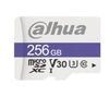 Dahua C100 256GB microSD 95MB/s 38MB/s 80TBW C10/U1/V10 UHS-I -25 °C to +85 °C Temperature Resistant Waterproof Anti-magnetic Anti X-ray 7yrs wty Dahua