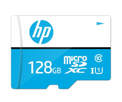 HP U1 128GB MicroSD SDHC SDXC UHS-I Memory Card 100MB/s Class 10 Full HD Magnet Shock Temperature Water Proof for PC Dash Camera Tablet Mobile Devices HP