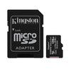 Kingston 128GB MicroSD SDHC SDXC Class10 UHS-I Memory Card 100MB/s Read 10MB/s Write with standard SD adaptor ~SDCS/128GB Kingston