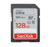 (EOL) SanDisk Ultra 128GB SDHC SDXC UHS-I Memory Card 120MB/s Full HD Class 10 Speed Shock Proof Temperature Proof Water Proof X-ray Proof Digital Cam Sandisk
