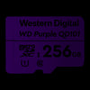 Western Digital WD Purple 256GB MicroSDXC Card 24/7 -25°C to 85°C Weather & Humidity Resistant for Surveillance IP Cameras mDVRs NVR Dash Cams Drones Western Digital