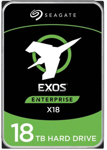 Seagate 18TB 3.5' SATA EXOS X18 Enterprise 512E/4KN INTERNAL 3.5 SATA DRIVE - ST18000NM000J Seagate