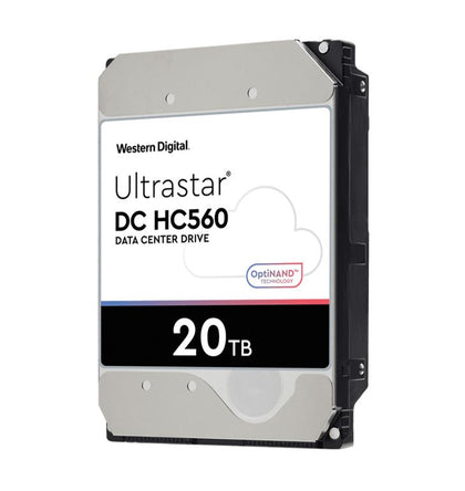 Western Digital WD Ultrastar 20TB 3.5' Enterprise HDD SATA  512MB 7200RPM 512E TCG P3 DC HC560 24x7 Server 2.5mil hrs MTBF 5yrs WUH722020ALE6L4 Western Digital