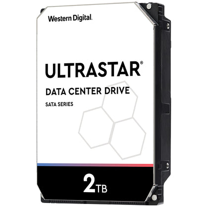 Western Digital WD Ultrastar 2TB 3.5' Enterprise HDD SATA 128MB 7200RPM 512N SE DC HA210 24x7 600MB Buffer 2mil hrs MTBF 5yrs wty HUS722T2TALA604 Western Digital