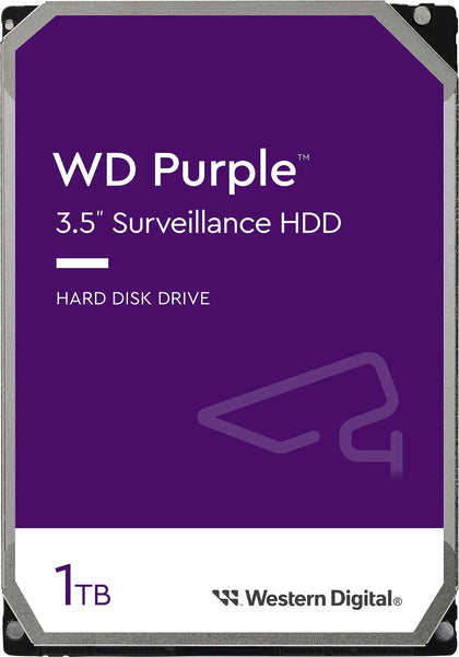 Western Digital WD11PURZ WD Purple 1TB 3.5' Surveillance HDD 5400RPM 64MB SATA3 110MB/s 3yrs  limited warranty