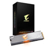 Gigabyte AORUS RGB M.2 PCIe NVMe SSD 256GB - 3100/1050 MB/s 180K/240K IOPS 3D NAND TLC Heatsink 1.8 Mil MTBF 5yr TRIM SMART AES 256 (ls)