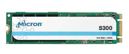 Micron 5300 PRO 480GB M.2 SATA Enterpise SSD 540R/410W MB/s 85K/36K IOPS 1324TBW 1.5DWPD 3M hrs MTTF AES 256-bit encryption Server Data Centre 5yrs Micron (Crucial)