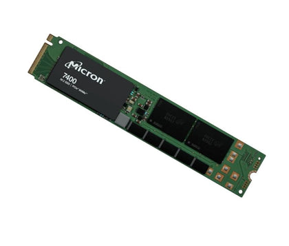 Micron 7400 Pro 3.84TB Gen4 NVMe Enterprise SSD M.2 4400/2200 MB/s R/W 650K/104K IOPS 25700TBW 1DWPD 2M hrs MTTF Server Data Centre 5yrs Micron (Crucial)