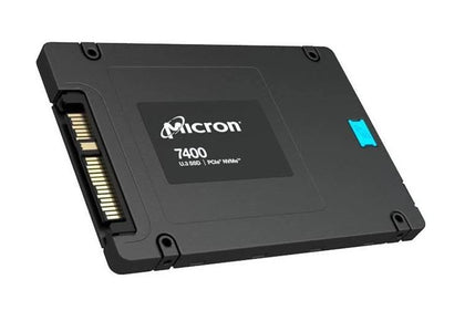 Micron 7400 Pro 7.68TB Gen4 NVMe Enterprise SSD U.3 6600/5400 MB/s R/W 1000K/190K IOPS 48900TBW 1DWPD 2M hrs MTTF Server Data Centre 5yrs Micron (Crucial)