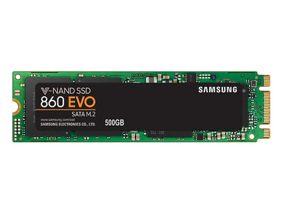 Samsung 860 EVO M.2 500GB, V-NAND, (2280), SATA III 6GB/s, R/W(Max) 550MB/s/520MB/s,98K/90K IOPS, 300TBW, 5 Years Warranty freeshipping - Goodmayes Online