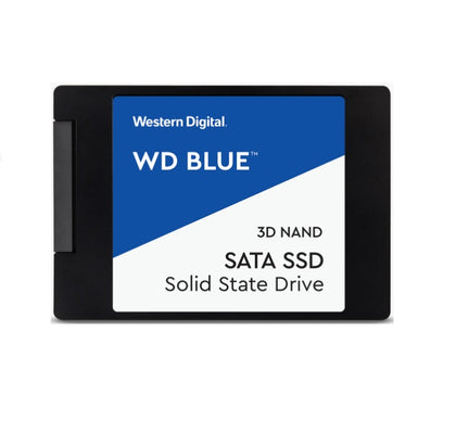 Western Digital WD Blue 250GB 2.5' SATA SSD 560R/525W MB/s 95K/81K IOPS 100TBW 1.75M hrs MTBF 3D NAND 7mm 5yrs Wty ~WDS250G2B0A Western Digital