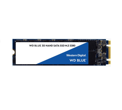 Western Digital WD Blue 500GB M.2 SATA SSD 560R/530W MB/s 95K/84K IOPS 200TBW 1.75M hrs MTTF 3D NAND 7mm 5yrs Wty ~WDS500G2B0B Western Digital