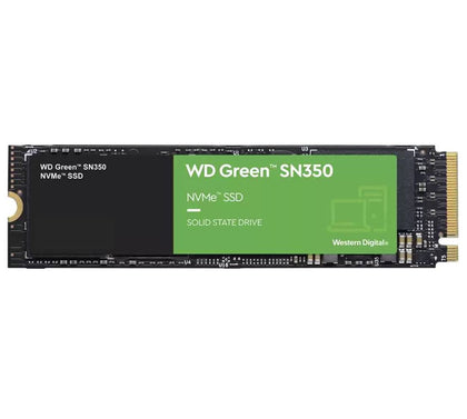 Western Digital WD Green SN350 240GB M.2 NVMe SSD 2400MB/s 900MB/s R/W 40TBW 160K/150K OPS 1M hrs MTTF 3yrs <250GB Western Digital
