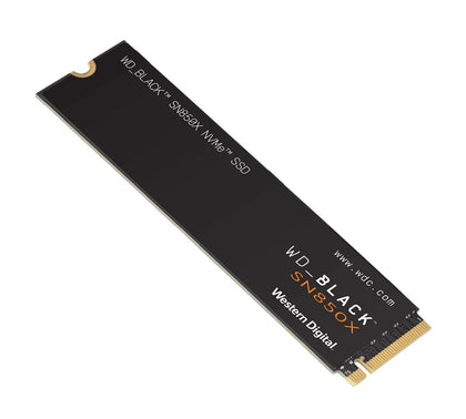 Western Digital WD Black SN850X 1TB Gen4 NVMe SSD for PS5 - 7300MB/s 6300MB/s R/W 600TBW 1100K/800K IOPS 1.75M Hrs MTBF 5yrs ~WDS100T1X0E Western Digital