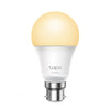 TP-Link Tapo L510B Smart Light Bulb Bayonet Fitting Dimmable, No Hub Required, Voice Control, Schedule & Timer 2700K 8.7W 2.4 GHz 802.11b/g/n TP-LINK