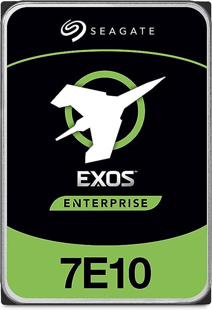 Seagate Exos 7E10 Enterprise Hard Drive 2 TB 512E/4KN, ITERNAL 3.5' SATA DRIVE, 2TB, 6GB/S, 7200RPM, 5YR WTY