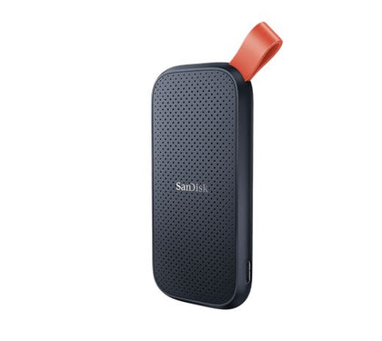 SanDisk Portable SSD SDSSDE30 480GB USB 3.2 Gen 2 Type C to A cable Read speed up to 520MB/s 2m drop protection 3-year warranty Sandisk