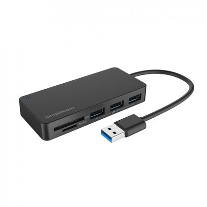 Simplecom CH368 3 Port USB 3.0 Hub with Dual Slot SD MicroSD Card Reader(LS) Simplecom