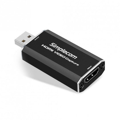 Simplecom DA315 HDMI to USB 2.0 Video Capture Card Full HD 1080p for Live Streaming Recording - Elgato, Atomos Connect Simplecom