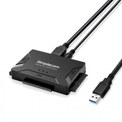 Simplecom SA492 USB 3.0 to 2.5', 3.5', 5.25' SATA IDE Adapter with Power Supply --- > Alternative replacement SA491 Simplecom