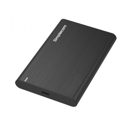 Simplecom SE221 Aluminium 2.5'' SATA HDD/SSD to USB 3.1 Enclosure Black Simplecom