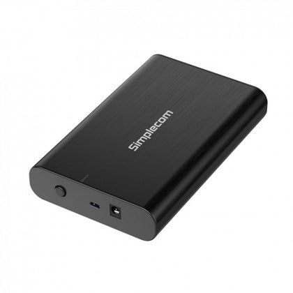 Simplecom SE331 Aluminium 3.5'' SATA to USB-C External Hard Drive Enclosure USB 3.2 Gen1 5Gbps Simplecom