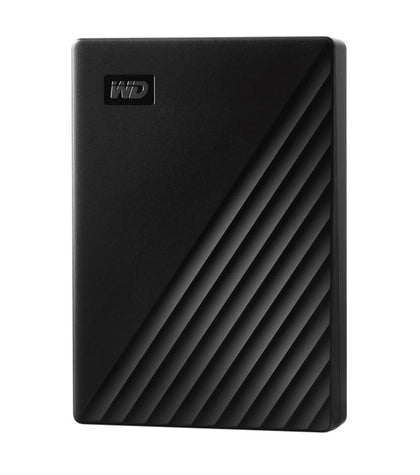 Western Digital My Passport 1TB USB 3.0 2.5' Portable External Hard Drive - 256-bit AES Encryption Slim Light Durable Shock Proof Black Plug & Play Western Digital