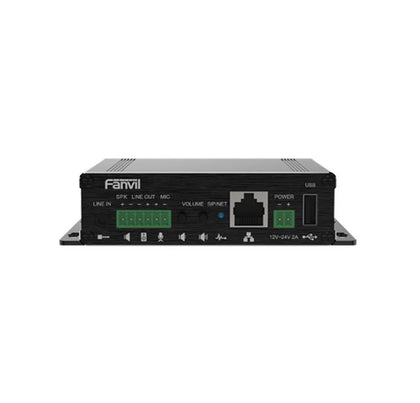 Fanvil PA3 Video Intercom & Paging Gateway, 2 SIP Lines, 1 Speaker interface and 1 microphone interface, Support USB or TF Card, Support POE Fanvil