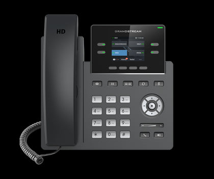 Grandstream GRP2612P 4 Line IP Phone, 2 SIP Accounts, 320x240 Colour Screen, HD Audio, Powerable Via POE freeshipping - Goodmayes Online