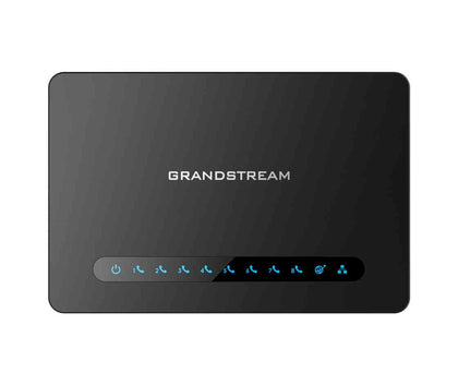 Grandstream HT818 FXS ATA, 8 Port Voip Gateway, Dual GbE Network, Supports 2 SIP profiles and 8 FXS ports, Supports T.38 Fax for reliable Fax-over-IP Grandstream