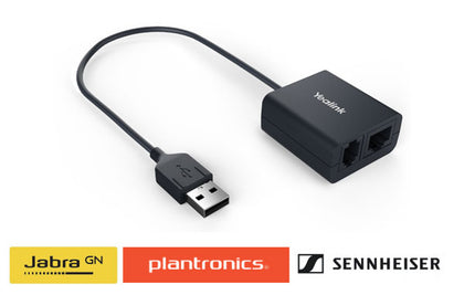 Yealink EHS40 Wireless Headset Adapter Suits Plantronics/Jabra/Sennheiser Headsets, Suits T43U, T46U, T48U Yealink